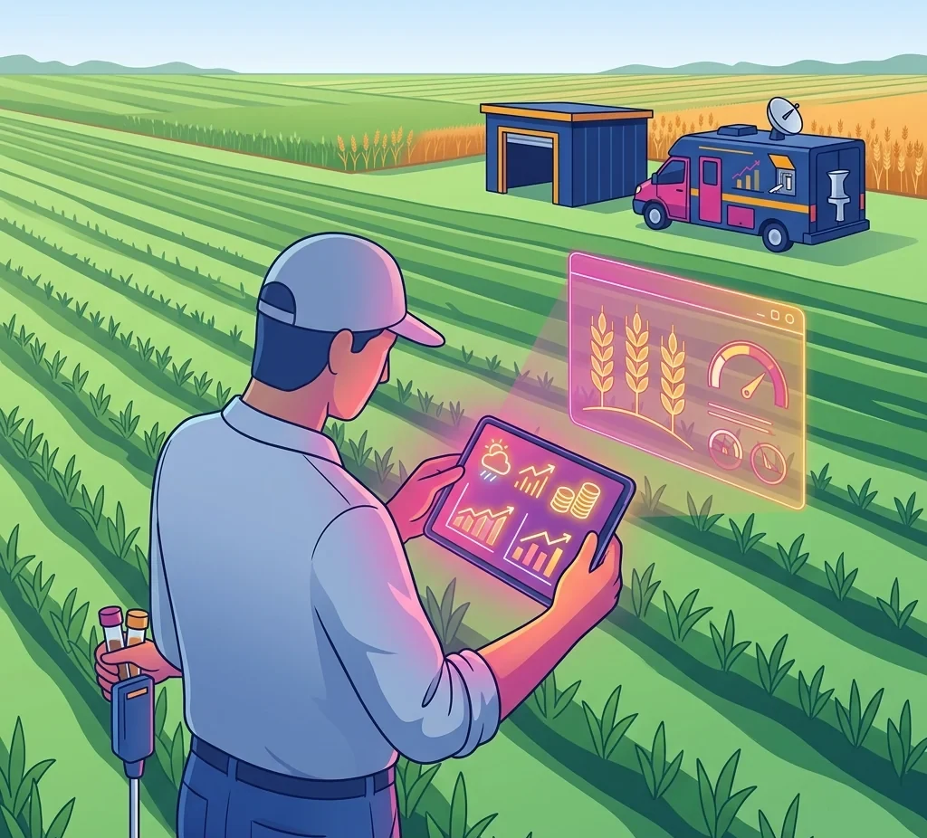 Smart Agriculture and Food Sovereignty — forecast-led farming on Karnataka's land